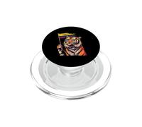 Colombia Flag Tiger Colombian Roots Colombian Pride PopSockets PopGrip for MagSafe