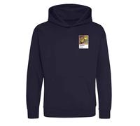 Colombia Football Cool Bunny Frame Kids Hoodie - Navy / 12-13 years