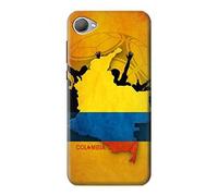 Colombia Football Soccer Map Flag Case Cover For HTC Desire 12
