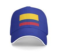 Colombia Hat Colombia Flag Baseball Cap Colombian Hat for Women Men Trucker Hat Dad Hat Adjustable Hat, Blue, One size