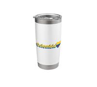Colombia Heart Flag Stainless Steel Insulated Tumbler
