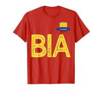 Colombia Human-Flag Letter B and I and A Colombian T-Shirt