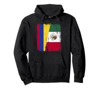 Colombia Mexico Half Flag Colombian Mexican Heritage Pullover Hoodie