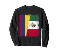 Colombia Mexico Half Flag Colombian Mexican Heritage Sweatshirt