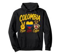 Colombia Peace Love Coffee Pullover Hoodie