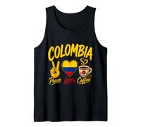 Colombia Peace Love Coffee Tank Top