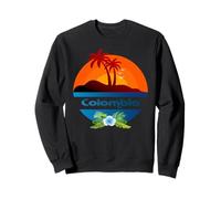 Colombia South America Palms Beach Vacation Souvenir Sweatshirt