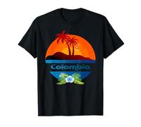 Colombia South America Palms Beach Vacation Souvenir T-Shirt