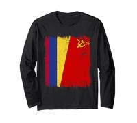 Colombia Soviet Union Flag Colombian CCCP Heritage Long Sleeve T-Shirt