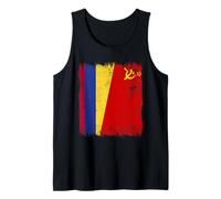 Colombia Soviet Union Flag Colombian CCCP Heritage Tank Top