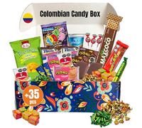 Colombian Assortment Candy Food Sweet Snacks Gift Crate Box Assorted Cookies, Chips & Candies Mix Variety Pack, Popular sweets, Fruit Snacks, Gift Snack Box for Lunches, Holiday Gifts. Birthday