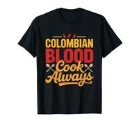 Colombian Blood Cook Calling Home Kitchen Heritage Pride T-Shirt