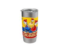 Colombian Flag Chicken Colombia Stainless Steel Insulated Tumbler