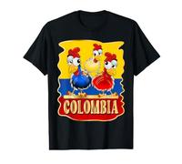 Colombian Flag Chicken Colombia Value Graphic T-Shirt