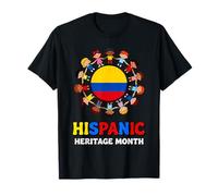 Colombian Flag Hispanic Heritage Colombia Boy Girl Kid T-Shirt