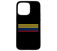 Colombian Flag Horizontal Stripe Case for iPhone 15 Pro Max