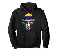 Colombian Grown With Mexican Roots Colombia Mexico Pullover Hoodie