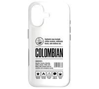 Colombian Nutrition Label Case for iPhone 17