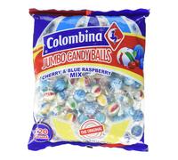 Colombina Jumbo Mint Balls Cherry & Blue 120’s