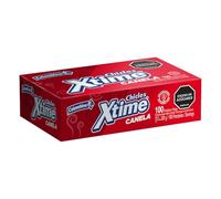 Colombina Xtime Cinnamon Flavour Chewing Gum, Long-Lasting Bold Taste + Breath Freshening, Vegetarian Friendly + Convenient Box for Sharing or Travel, 100 Pieces