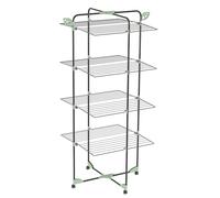 Colombo Alpina Clotheshorse, Painted Steel, Plastic, Black