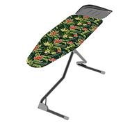 COLOMBO Atlantic | Ironing Board 130 x 44 cm with Reinforced Boiler Door | Folding | Adjustable Height 71-95 cm, Board Cover 100% Organic Cotton, Stable Structure Diameter 35 mm, Made in Italy