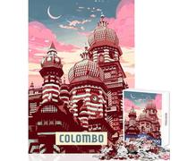 Colombo Jigsaw Puzzles 1000 Piece for Adults Enhance Focus for Better Performance Quiet Soothing Playtime Fun (50x75cm)