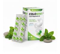 Colomint Peppermint Oil Capsules - Natural IBS Relief & Bloating Relief - 84 Gastro-Resistant Peppermint Capsules (0.2ml) - IBS Supplements