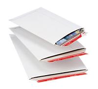 ColomPac Carboard Envelopes Peel and Seal 250 (W) x 175 (D) x 30 (H) mm White Pack of 20