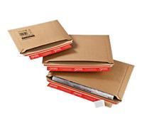 ColomPac Cardboard Envelopes Peel and Seal CP 015.04.020 Wallet style Brown 250 x 353 x 30 mm Pack of 20