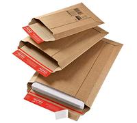 ColomPac CP010.04 Strong Corrugated Cardboard Shipping Box, 235 x 340 x 35 mm, Brown