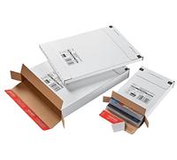 Colompac CP06555 Extra Strong Corrugated Cardboard Envelope - White