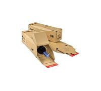 Colompac CP181.101 Bottle mailing box corrugated cardboard brown n...