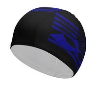 Colon Cancer Awareness Blue U.S.A Flag Swim Cap Soft Bathing Caps High Elasticity Unisex Lightweight Swimming Hat