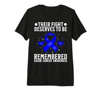 Colon Cancer Awareness Items Gifts Colon Cancer Lost Memory Premium T-Shirt