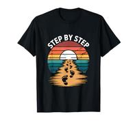 Colon Cancer Journey Step by Step Vintage Graphic T-Shirt