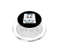Colon Cancer Warrior Blue Ribbon Beleaced Leopard Bandana PopSockets PopGrip for MagSafe