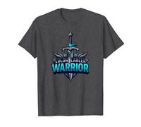 Colon Cancer Warrior: Brave Fighter Empowering Symbol T-Shirt, Men, Dark Heather Grey, XXL