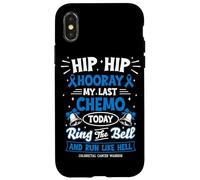 Colon Cancer Warrior Colorectal CRC Last day of Chemo Case for iPhone X/XS