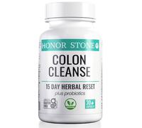Colon Cleanse 15 Day Detox Herbal Reset with Probiotics | Vegan | Supports Weight Loss, Digestive Gut Health & Regularity | Relieves Constipation & B