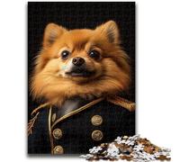 Colonel Chihuahua Jigsaw Puzzles for Adults 1000 Piece,Challenging Game Gifts for Is Ideal As A Gift for The Whole Family (50x75cm)