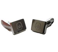 Colonel Fogg - Pair of Old English Sheepdog Engraved Customised Cufflinks - Novelty Gift for Him - Shirt Accessories Men - Mens Cuff Links - Formal Shirt Cuff Links