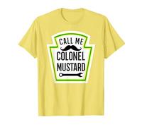 Colonel Mustard Funny Halloween Mustard Costume T-Shirt