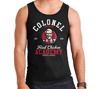 Colonel Sanders Fried Chicken Academy KFC Men's Vest Black