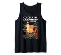 Colonia del Sacramento Uruguay Colonial Vintage Travel Trip Tank Top