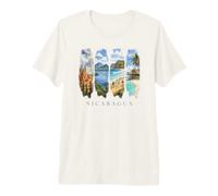 Colonial Cathedrals and Volcanic Lakes Vacation Nicaragua Premium T-Shirt