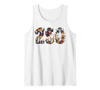 Colonial Cats 2024 American History Feline Patriots Tank Top