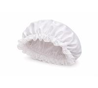 Colonial Mop Cap | Colonial Bonnet Hat | Pilgrim Hats | Traditional Bonnet Mop Cap | Historical Pioneer Hat | Pilgrim Costume Accessories | Headwear for Frontier & Colonial Costumes | Elastic | White