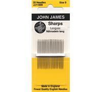 Colonial Needle 20 Count John James Sharps Needles, Size 9