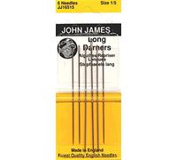 Colonial Needle 6 Count John James Long Darners Assorted Needles, Size 1/5